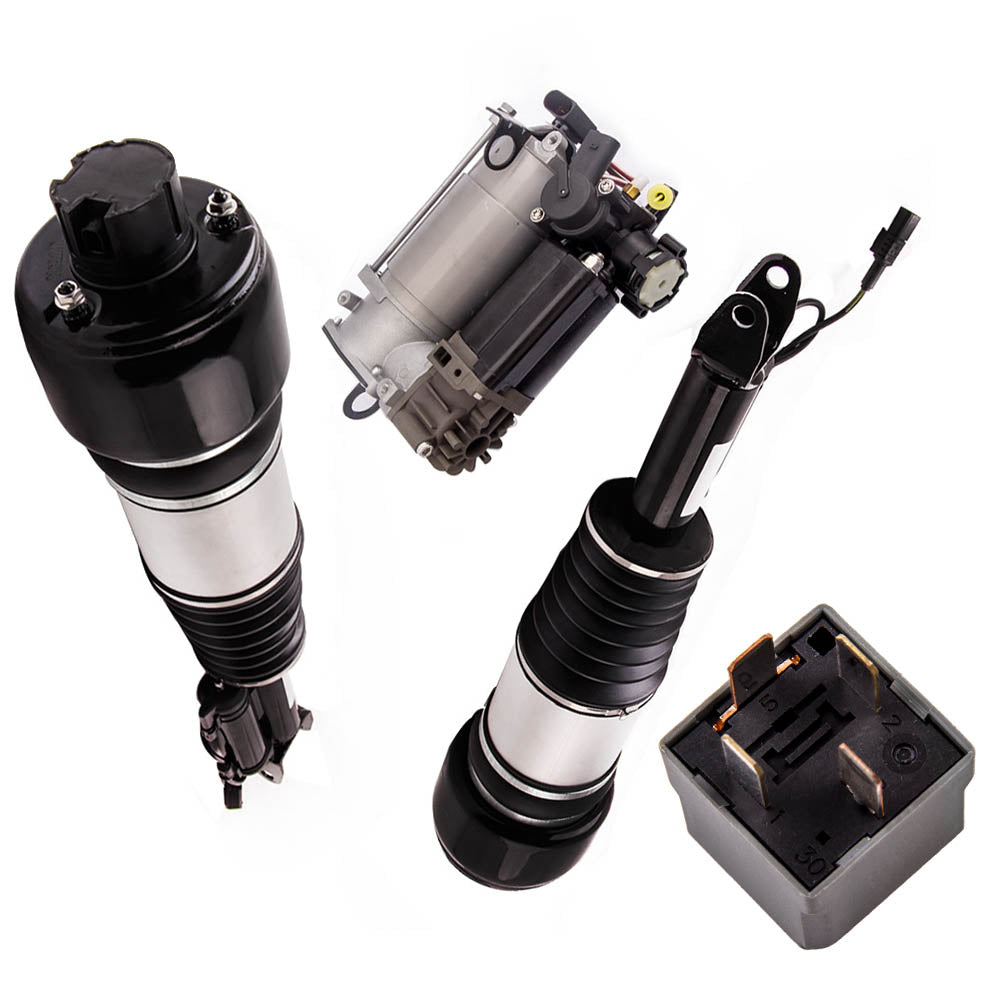 compatible for Mercedes Classe E W211 Ammortizzatori anteriori con sospensioni pneumatiche + compressore daria