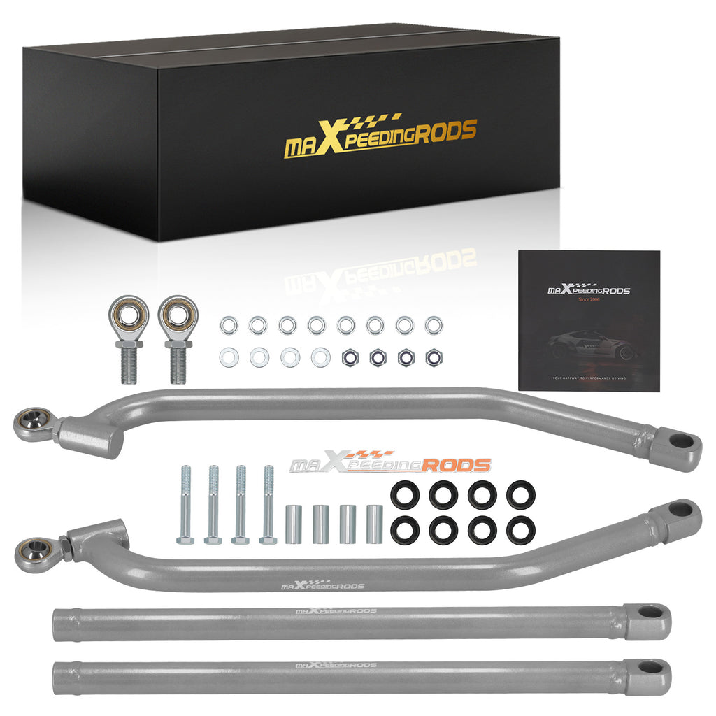 Upper Lower High Clearance Radius Rods Bars Kit compatible with Polaris RZR 1000 XP 4 EPS
