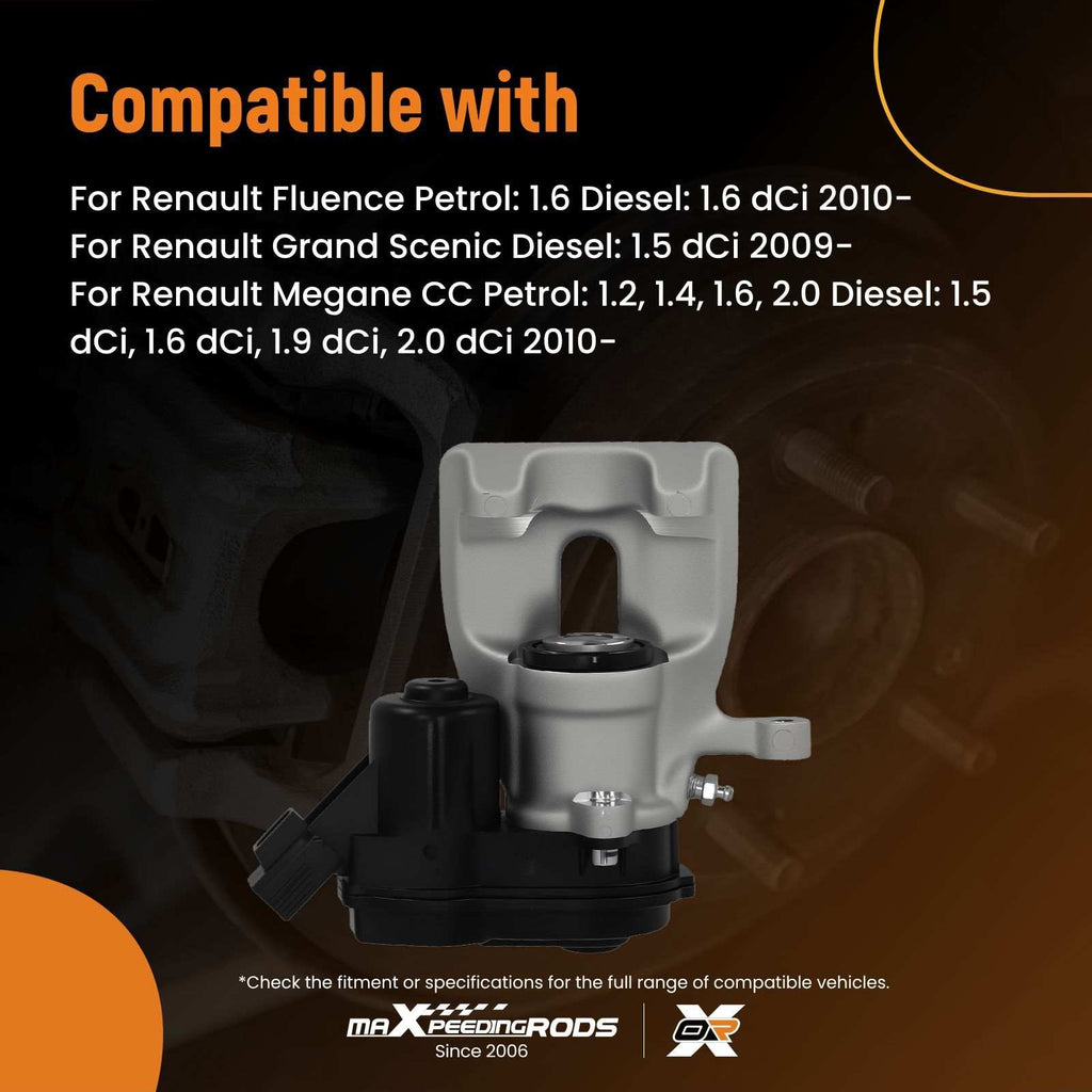 REAR RIGHT BRAKE CALIPER compatible for RENAULT MEGANE SCENICFLUENCE 440010675R 274MM