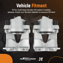 Load image into Gallery viewer, 2pcs Brake Calipers Front compatible for Audi A1 A2 A3 compatible for Seat 1J0615124 Disc 280mm