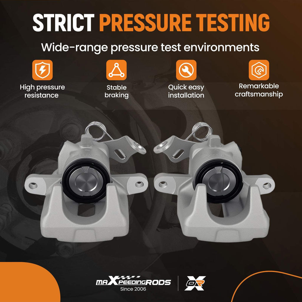 Rear Floating Brake Caliper Disc compatible for Citroen C4 All Engine compatible for Peugeot 307 308 38mm