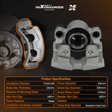 Load image into Gallery viewer, Front Left Brake Caliper compatible for BMW 316d 316i 318d 318i 320i E90 E91 343732 54mm