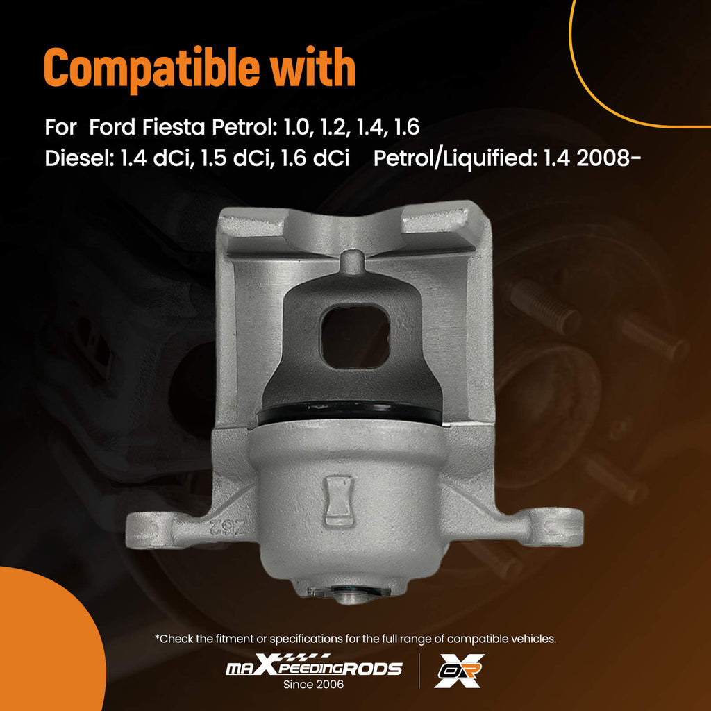 Brake Caliper Front Left compatible for Ford Fiesta 08-On 8V512B302AB 524061 23mm