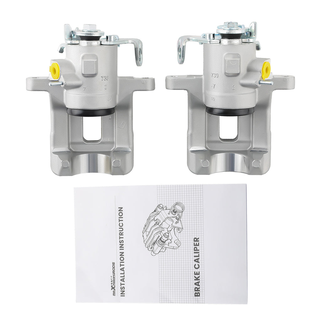 2x Remklauw achter rechts/links geschikt voor Audi A4 B6 geschikt voor Seat Exeo 3R2 3R5 1KD 1KP