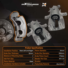 Load image into Gallery viewer, 2x Brake Caliper Rear Left+Right compatible for Vauxhall Insignia Mk I (A) G09 2.0 13390034