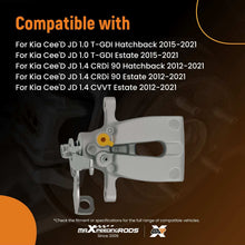 Load image into Gallery viewer, Rear Left Disc Caliper compatible for Kia Ceed Pro Ceed JD 12-On 1.0 1.4 1.6 344982 262mm