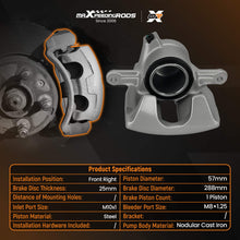 Load image into Gallery viewer, Front Right Floating Brake Caliper compatible for Mercedes C-Class 1.8 2.0 2000-2008 288mm