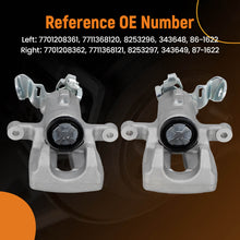 Load image into Gallery viewer, Pair Rear Brake Calipers compatible for Renault Clio MK3 Grandtour Modus 1.1 1.4 1.5 07-12