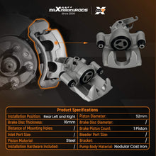 Load image into Gallery viewer, Pair Brake Caliper Rear Left + Right compatible for Iveco Daily Mk3 Mk4 1999-2014 42548181