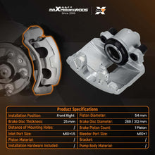 Load image into Gallery viewer, Brake Caliper Front Right compatible for Audi A1 A3 TT 8P1 compatible for Seat Skoda  Compatible for VW Scirocco 137 137