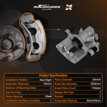 Load image into Gallery viewer, Brake Disc Caliper Right Rear compatible for BMW Mini R50 R52 R53 03-07 34216763730 259mm