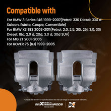 Load image into Gallery viewer, Pair Front Left Right Brake Caliper compatible for MG ZT 2001-2005 compatible for ROVER 75 (RJ) 1999-2005