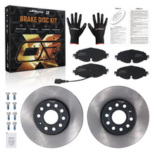 Load image into Gallery viewer, Front Brake Discs Pads Set compatible with VW Golf VII Hatchback 2012-2021 24012501451