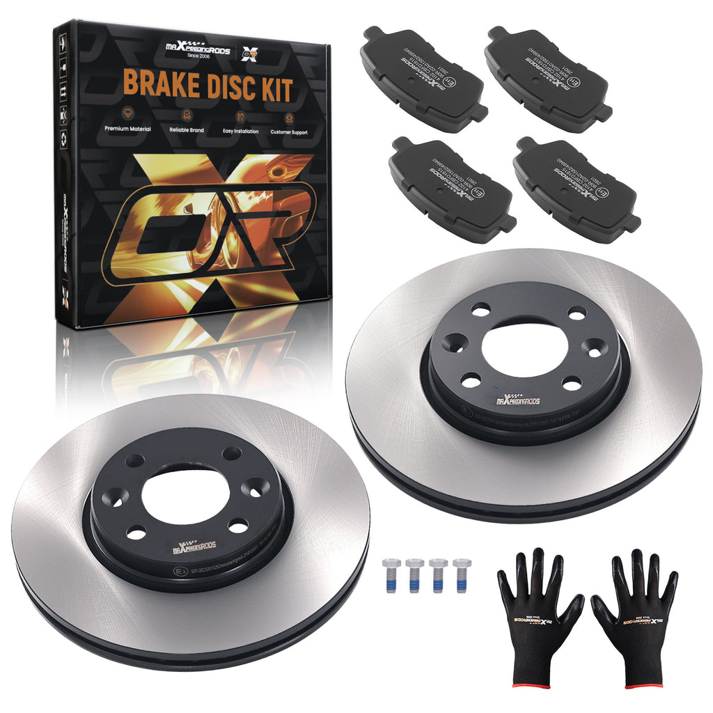 Brake Discs+Brake Pads Front compatible with Dacia Dokker/compatible with Renault Clio 2013-2021 402061200R