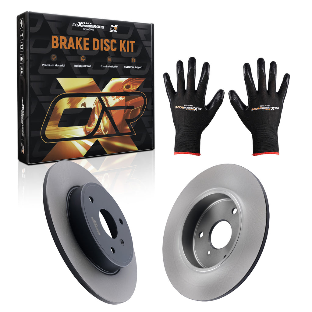 Pair Front Brake Disc Left Right geschikt voor Smart Fortwo 450 451 0004341V001 279.8mm