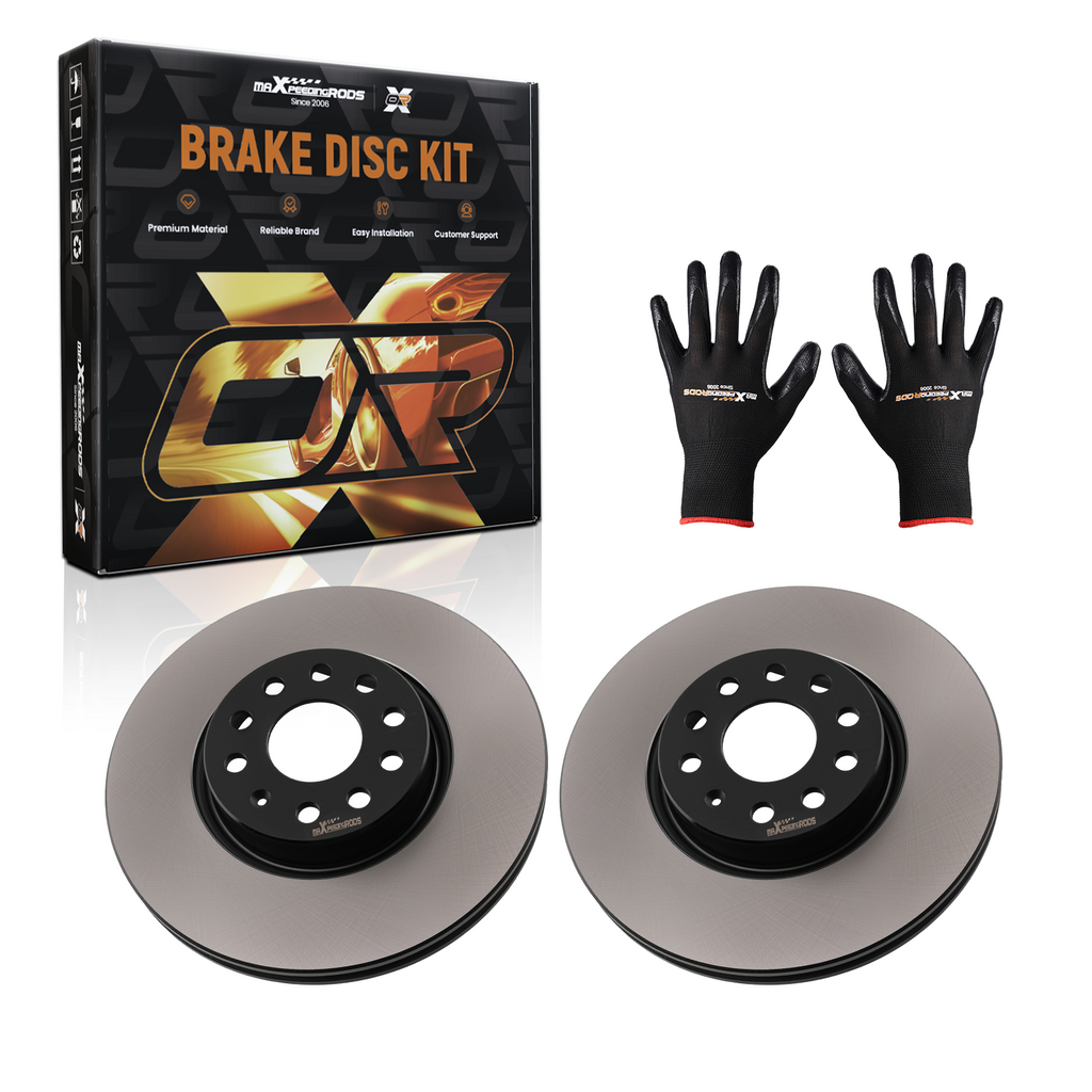 Brake Discs Front LeftRight compatibel met Citroën C3 C4 compatib...