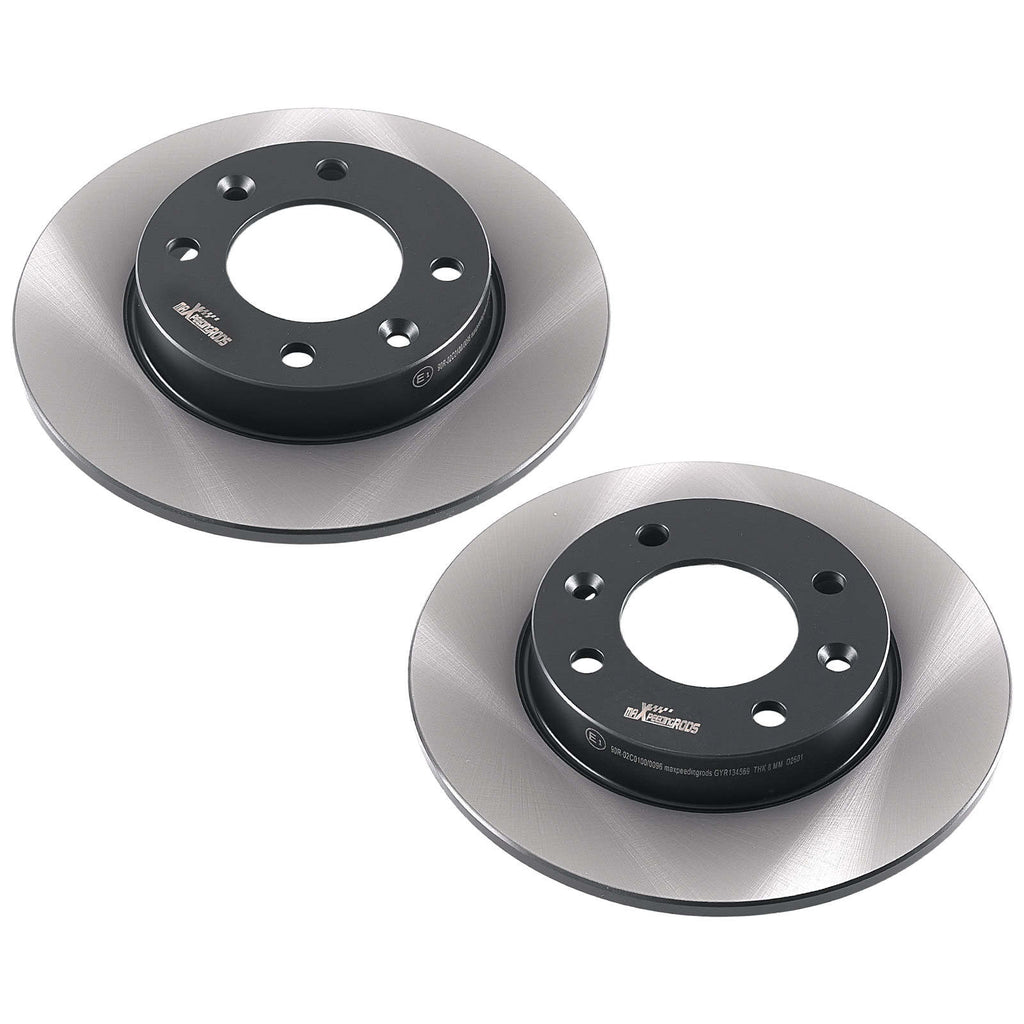 Rear Brake Discs and Pads compatible for Peugeot 307 Break/Compatible for Citroen C2 2002-2009 1E0698451C