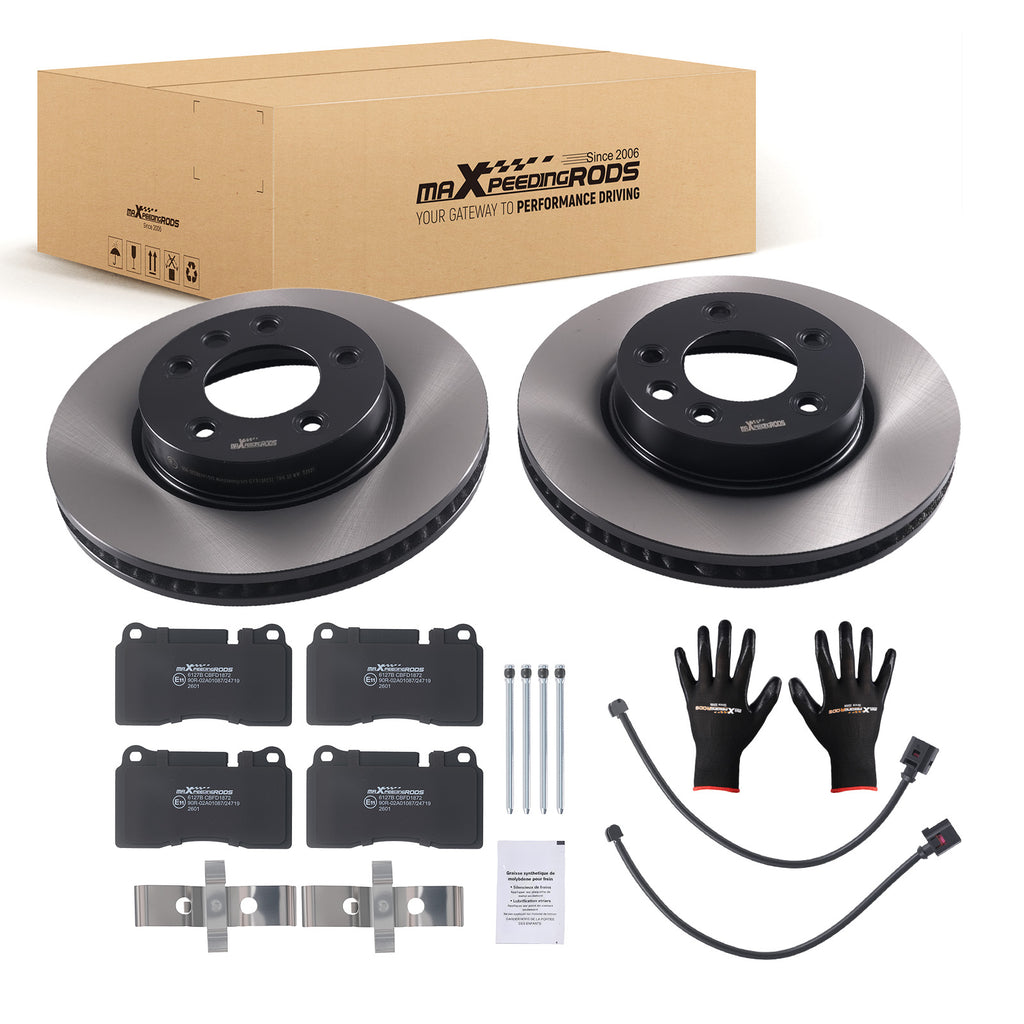 Front Brake Discs and Pads compatibel met VW Touareg 7L7 4.2 2002...