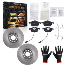 Load image into Gallery viewer, Vented Brake DiscsPads Set Front 288mm compatible with Audi A4 B5 B6 B7 A6 C5 4A0615301C