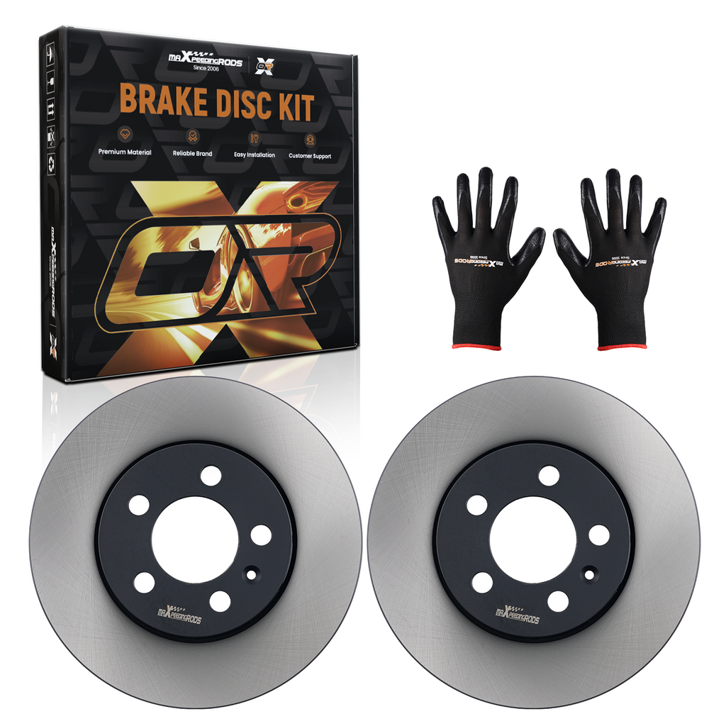 Front Brake Discs Left Right compatibel met Audi A1 A2 compatibel...