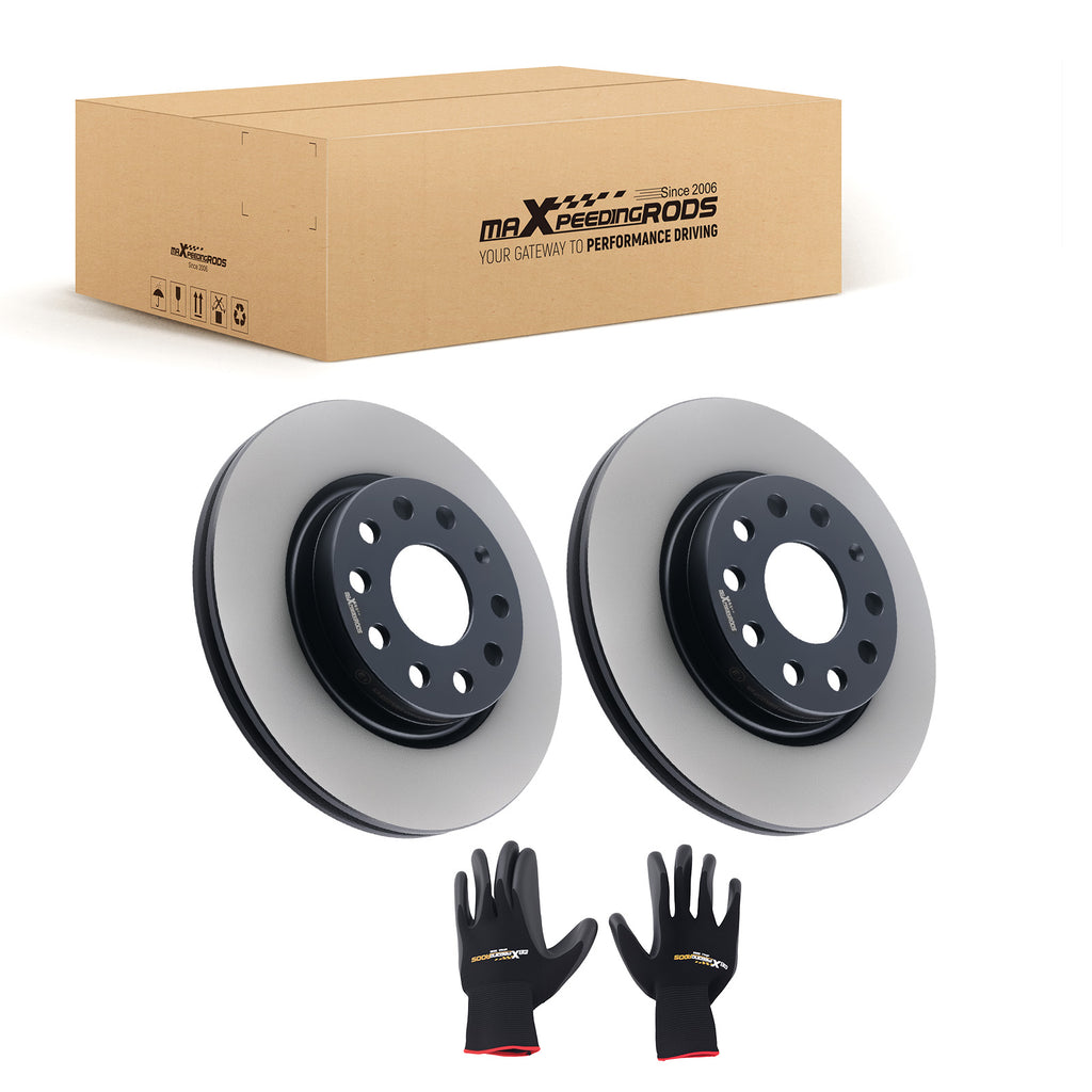 280mm Front Brake Discs Pads geschikt voor Audi A3 2003-2013/Geschikt voor Seat Altea Leon 2004-2015