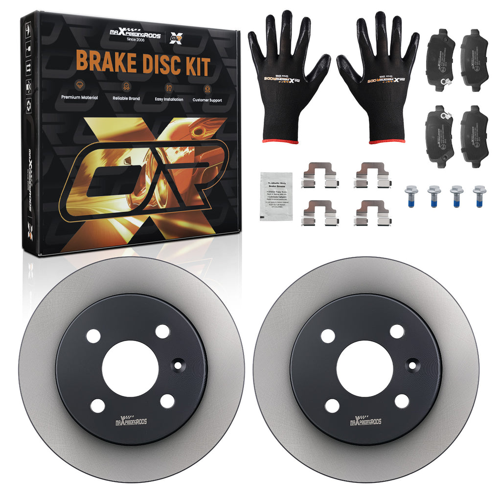 Brake Discs+Brake Pads Rear 240mm compatibel met Opel Astra G F70...