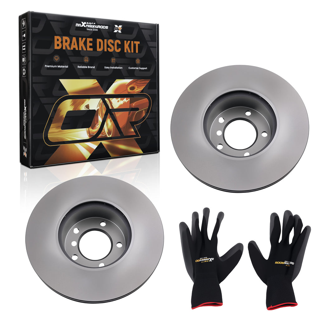 Pair Front Brake Discs Left Right geschikt voor BMW 3 4 Series F30 F31 F34 F36 34116774875