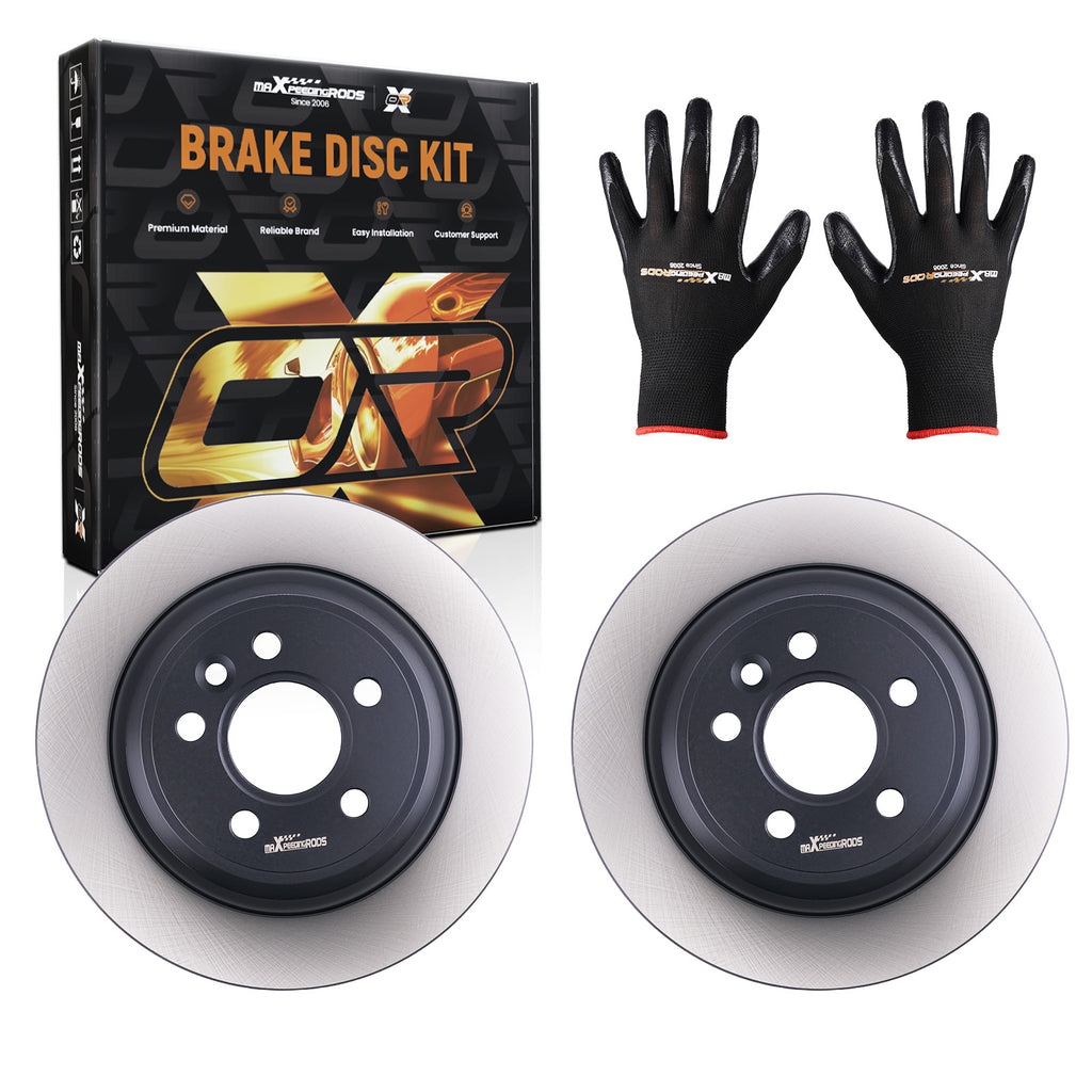 Pair Brake Disc Rear Left Right geschikt voor Ford Mondeo IV BA7 2010-2014 1405500 302mm