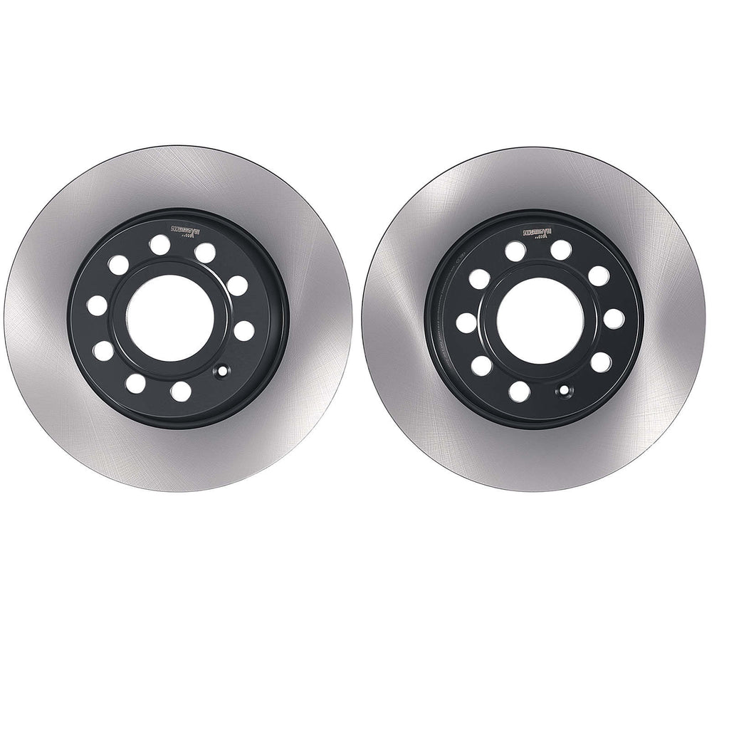 Rear Brake Discs Pads Set compatible for Skoda Octavia/Compatible for Seat Leon Estate 2012-20 5Q0615601D