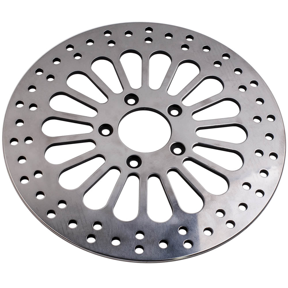 Polished Front 11.8 Disc Drilled Brake Rotor Für Harleytouring 2008-2013