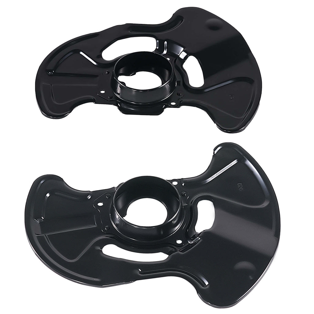 Pair Front L+R Brake Backing Plates compatible for Mercedes-Benz CLK C209 A209 A2034200144