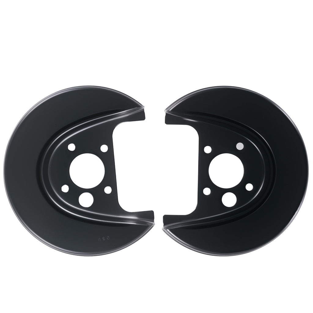2pcs Rear Brake Dust Shields geschikt voor Volkswagen Jetta geschikt voor Audi TT 1999-2009 1J0615611D