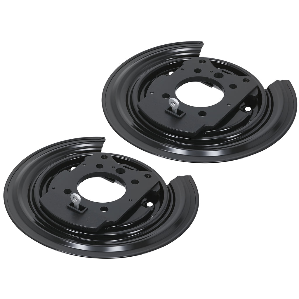 Pair Brake Dust Shield Rear Side geschikt voor Jeep Liberty 2008-12 / Geschikt voor Dodge Nitro 2007-11