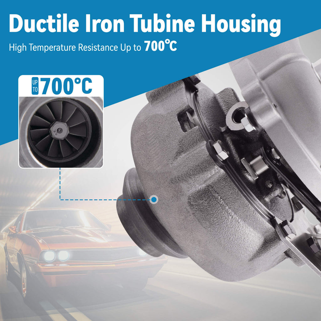 For GT1544V Turbo Turbocharger compatible for Peugeot 206 / 207 / 307 / 308 /3008 / 407 / 5008