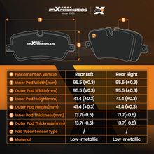 Load image into Gallery viewer, 4pcs Rear Brake Pads compatible for Mercedes A/B-Klasse W169/W245 2004-2012 1694201120