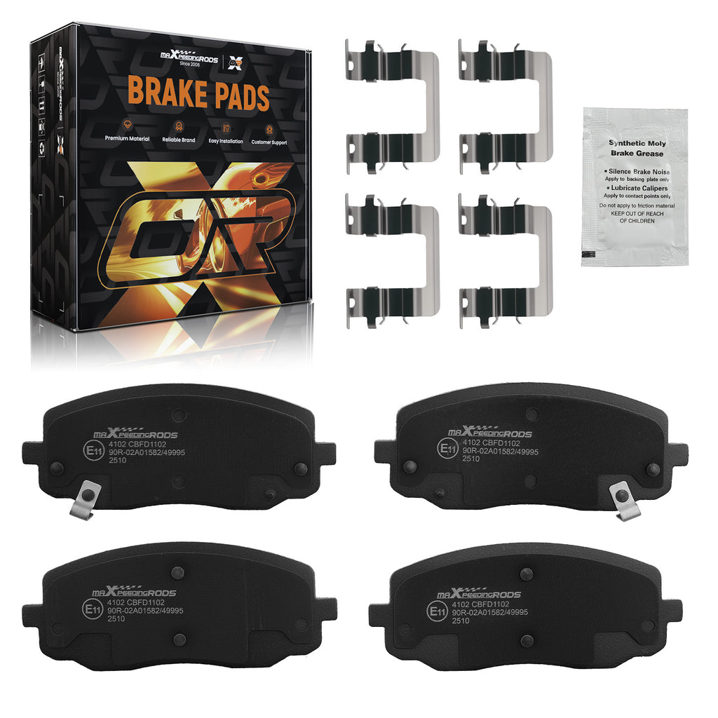 Front Brake Pads Set compatible with Hyundai i10 I PA 2008-2013 / i20 I PB, PBT 2008-2014