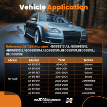 Load image into Gallery viewer, Front Brake Pads Set compatible for Audi A4 B5 B6 B7 1994-2009 4B0698151AB 4B0698151E