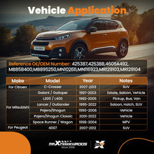 Load image into Gallery viewer, Front LR Brake Pads Kit compatible for Mitsubishi Pajero Mk II 2.4 2.5 2.8 3.0 1990-2000