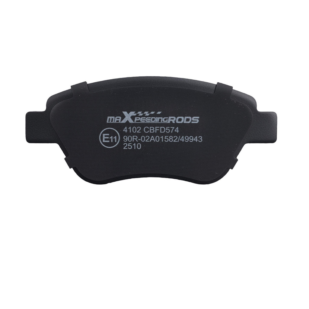 Front Brake Pads Set compatible for Fiat 500 312 0.9 1.4 2007-2023 71770098 77365651