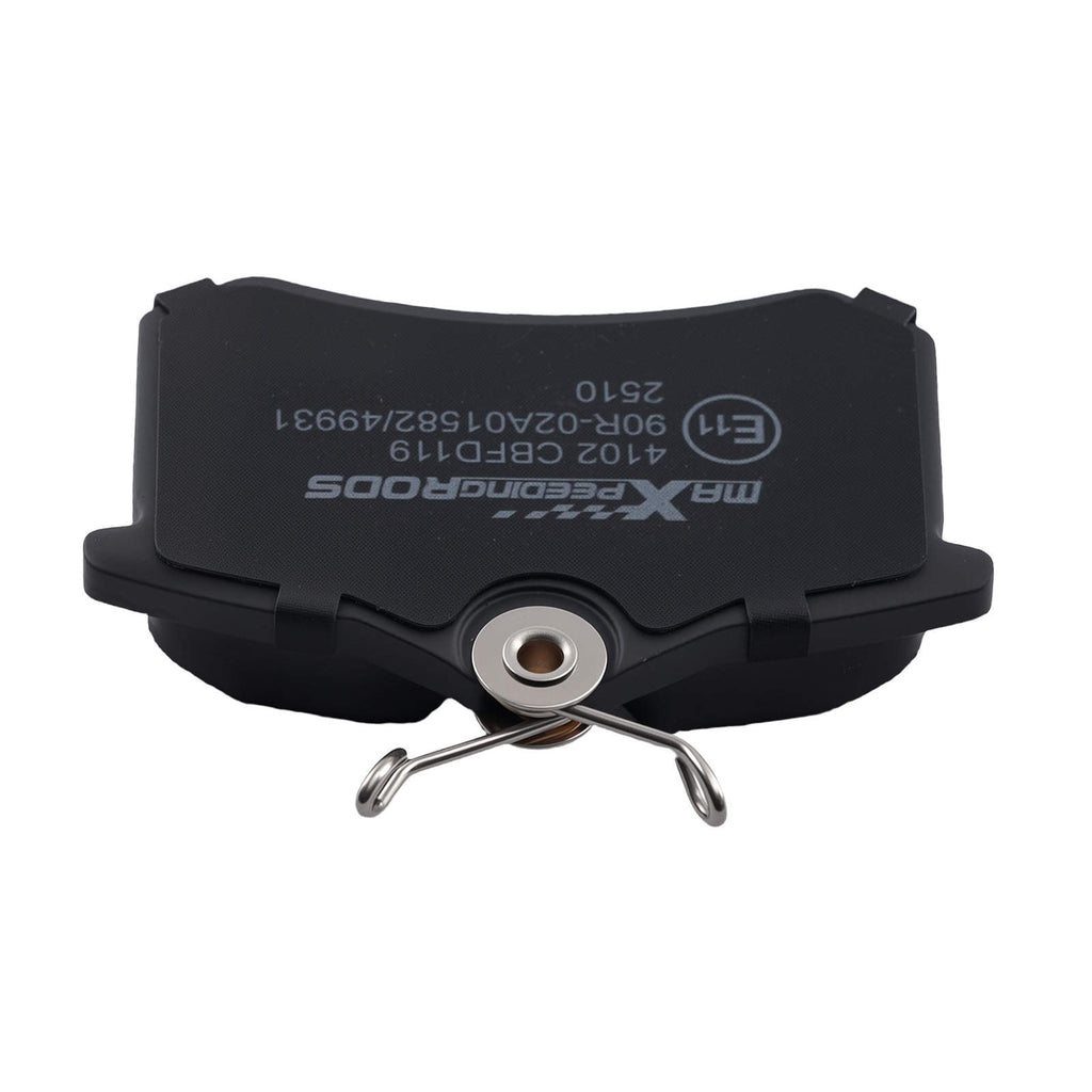 4pcs Rear Brake Pads compatible for Seat Exeo Leon Toledo/Compatible for VW Bora compatible for Golf New Beetle Polo