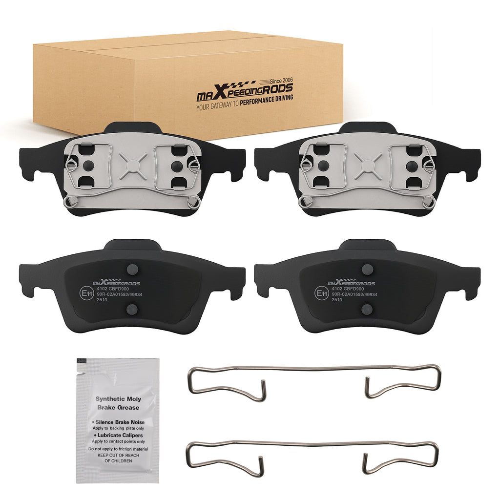 Rear Brake Pad Set geschikt voor Nissan Primera P12 1.6L 1.8L 2002-2008 44060AV625