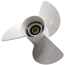 Load image into Gallery viewer, Hélice compatible for Yamaha fueraborda 13 1/2 x 15 K 50-130 CV 15 dientes 75 90 100 CV New