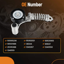 Load image into Gallery viewer, Drive Belt Tensioner compatible for Chevy Cruze Sonic Trax compatible for Buick Encore 1.4L 55565236