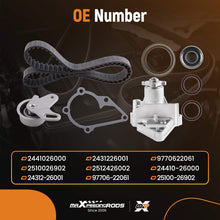 Load image into Gallery viewer, Timing Belt KitWater Pump compatible for Hyundai Accent Excel Getz compatible for Kia Rio 1.4 1.5 1.6