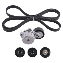 Ribbed V-belt set + tensioner geschikt voor VW Touareg geschikt voor Audi Q7 geschikt voor Porsche 3.0 0109979992