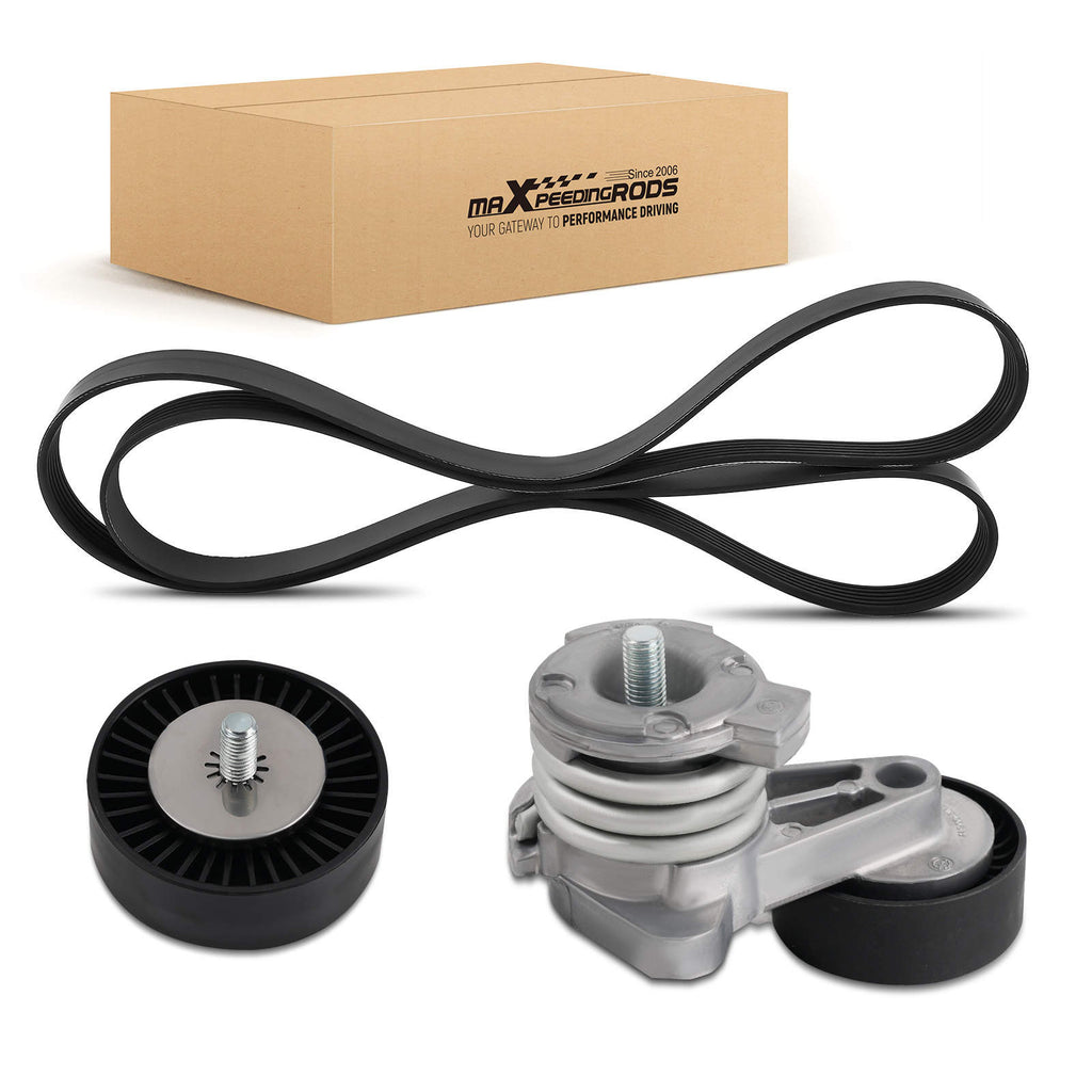 Belt Tensioner Kit Pulley Bolt compatible for BMW E90/91/92/93 328i 11287535860 11288624196