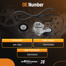 Load image into Gallery viewer, Belt Tensioner Kit Pulley Bolt compatible for BMW E90/91/92/93 328i 11287535860 11288624196