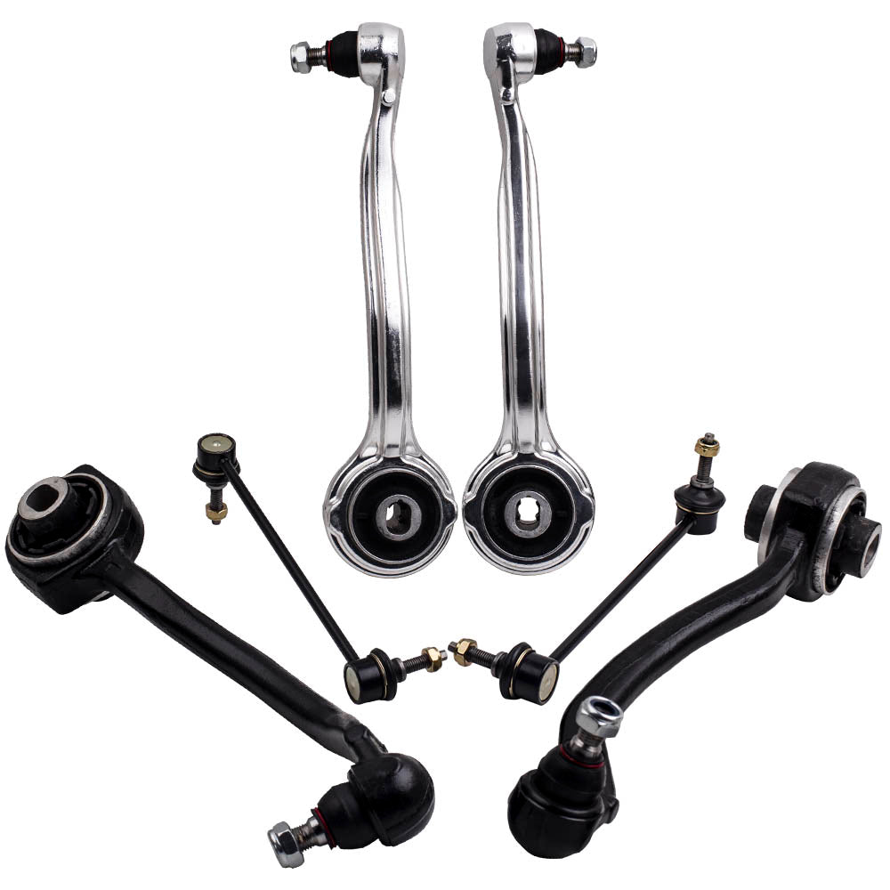 compatible For Mercedes C-Class Front Upper Lower Suspension Wishbone Control Arms Link Kit suspension arms