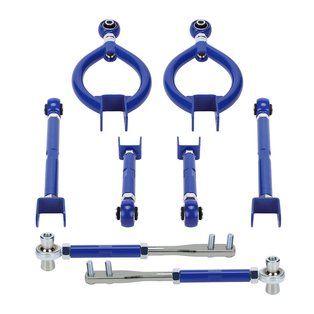 8 Adjustable Front Tension Rod Rear Camber Toe Traction Arm geschikt voor Nissan 240sx S13