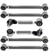 6 Pcs Control Toe geschikt voor Honda Accord 2003 - 2007 Rear Camber Arms Upper Lower
